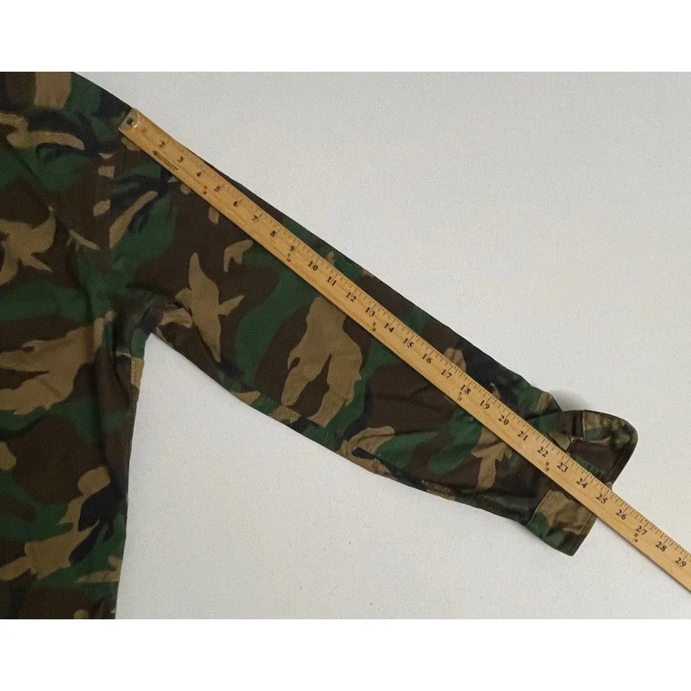 Polo Ralph Lauren Mens Camo Button Down Shirt Classic Fit Woodland Green Large